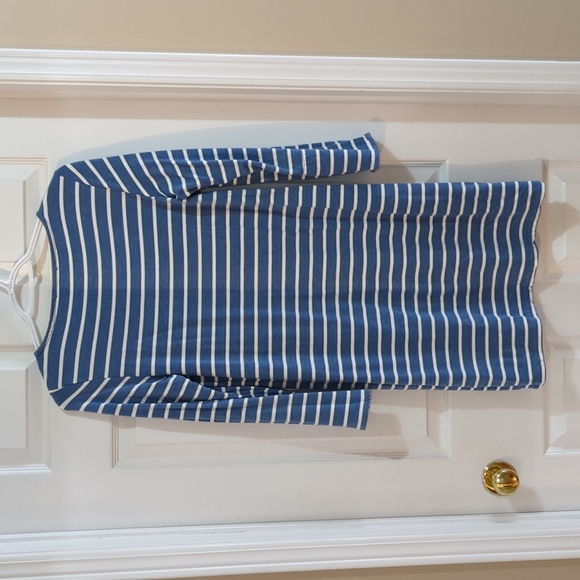 Blue nautical stripe dress - Picture 2 of 5